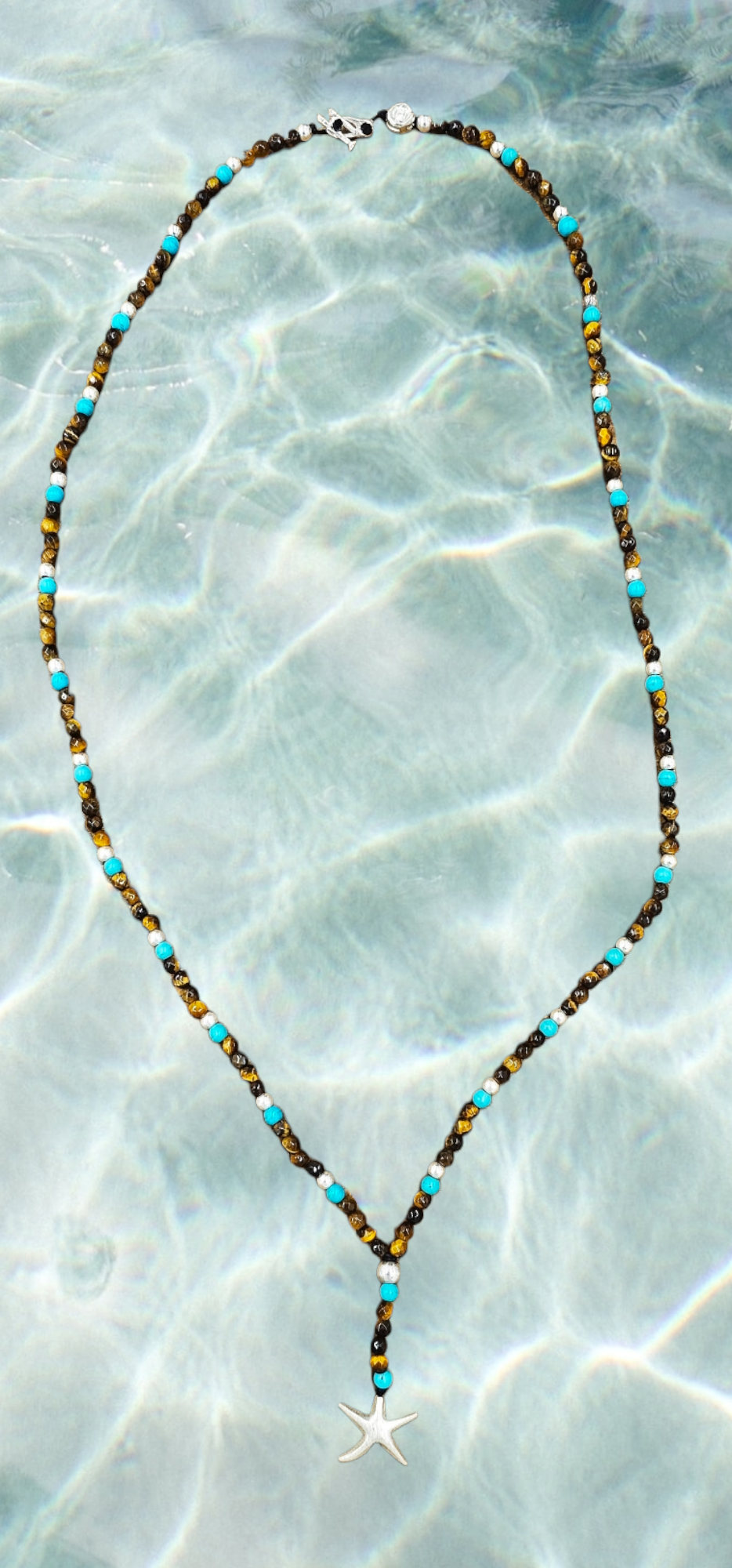 MYKONOS ROSARY STYLE NECKLACE