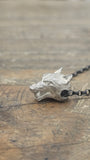 Wolf Pendant with Chain 45cm