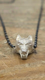 Wolf Pendant with Chain 45cm