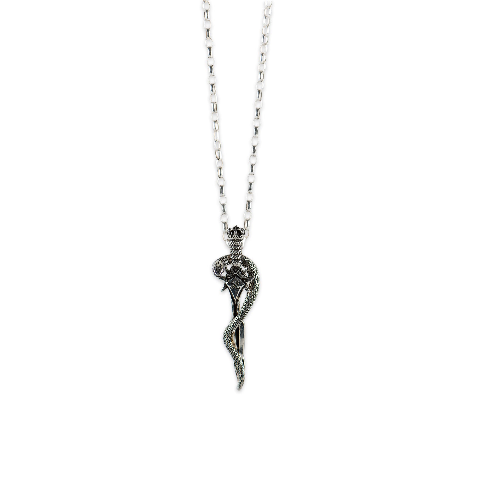 SWORD AND SERPENT LUCKY CHARM PENDANT 2021