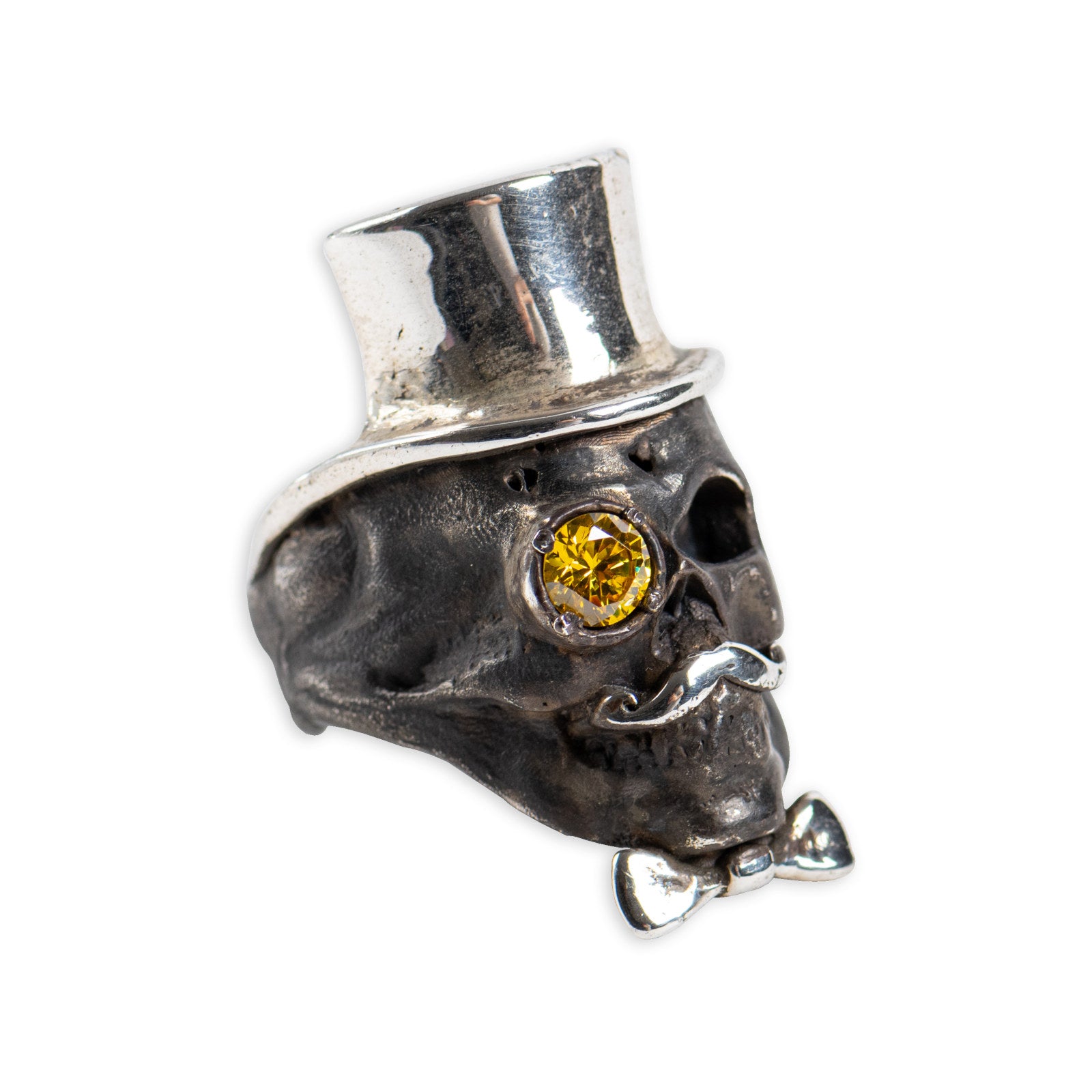 MR SKULL WITH CZ STONE