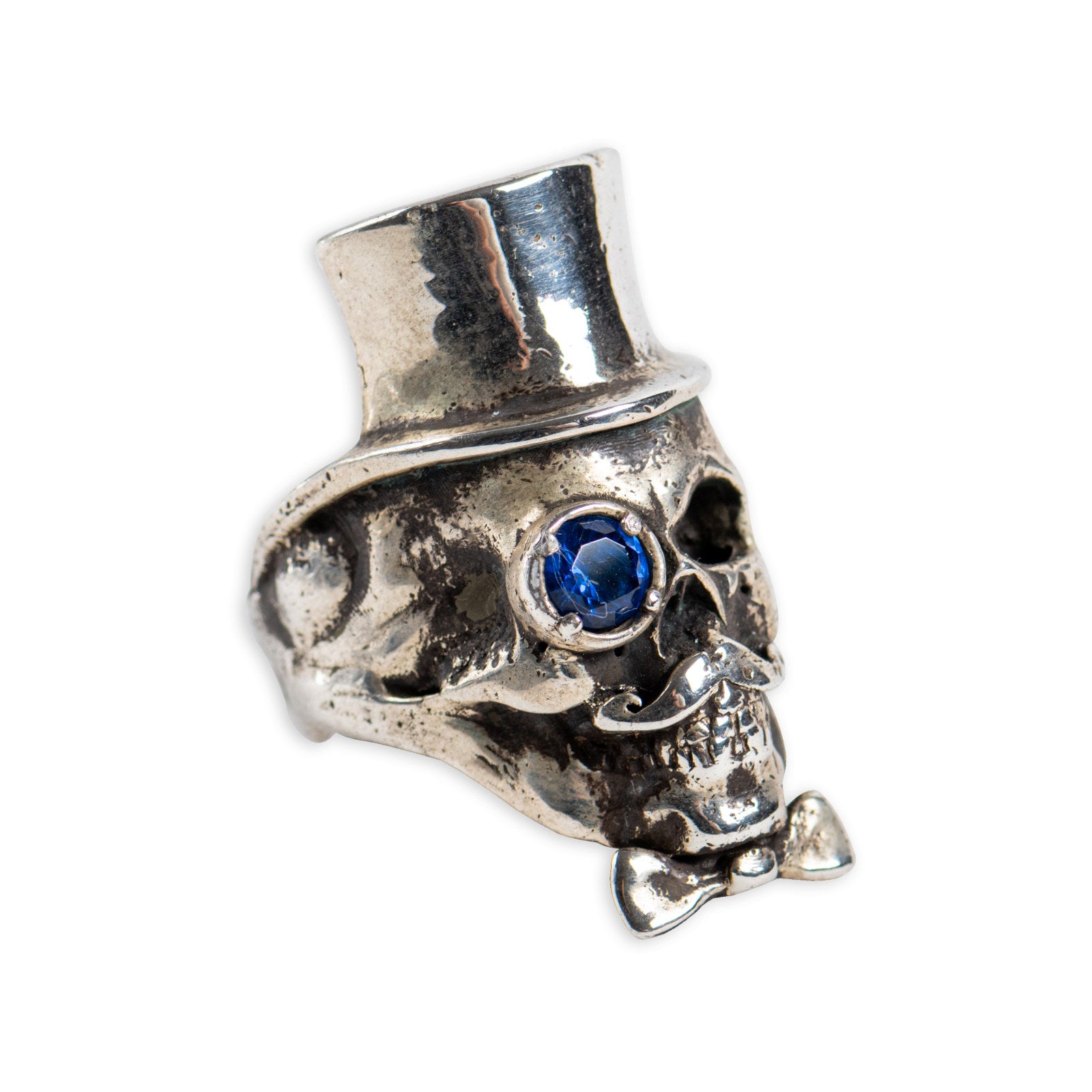 MR SKULL WITH CZ STONE