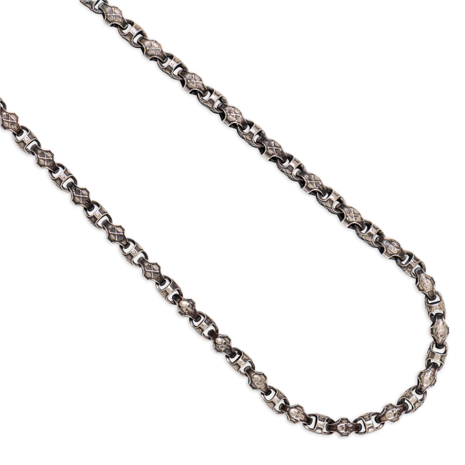 THE SKULL AND BONES NECKLACE