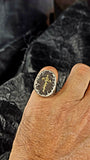 Cross and Snake Ring