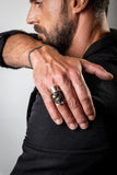 MR SKULL WITH CZ STONE
